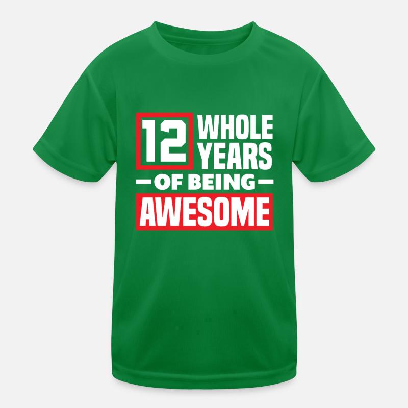 12. Geburtstag Kindergeburtstag Kinder Funktions-T-Shirt