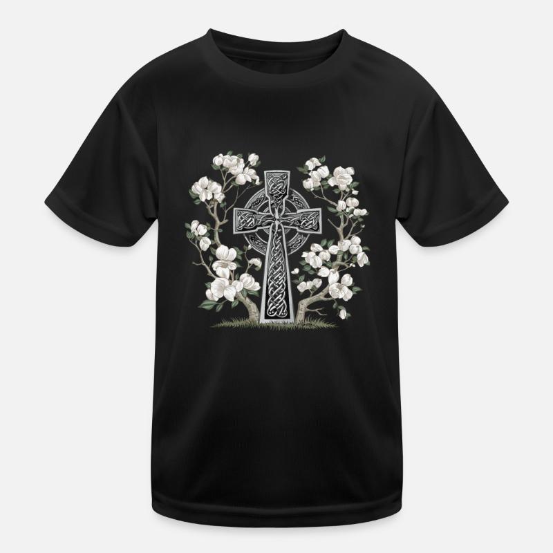 Ostara Eostre équinoxe sorcière déesse païenne rituels T-shirt sport Enfant