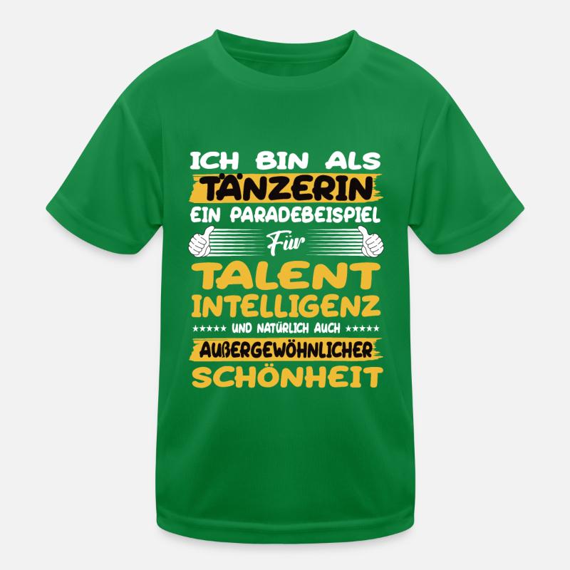 Dancer a prime example of dancing Kids Functional T-Shirt