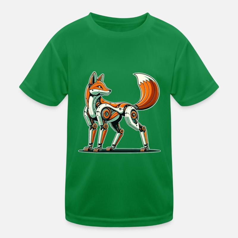 Fuchs Roboter, Roboter-Fuchs Kinder Funktions-T-Shirt