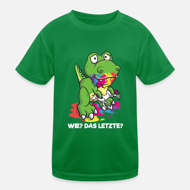 Comment le dernier dragon mange la licorne T-shirt sport Enfant