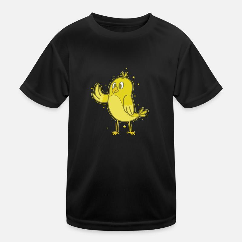 Canary waving Kids Functional T-Shirt