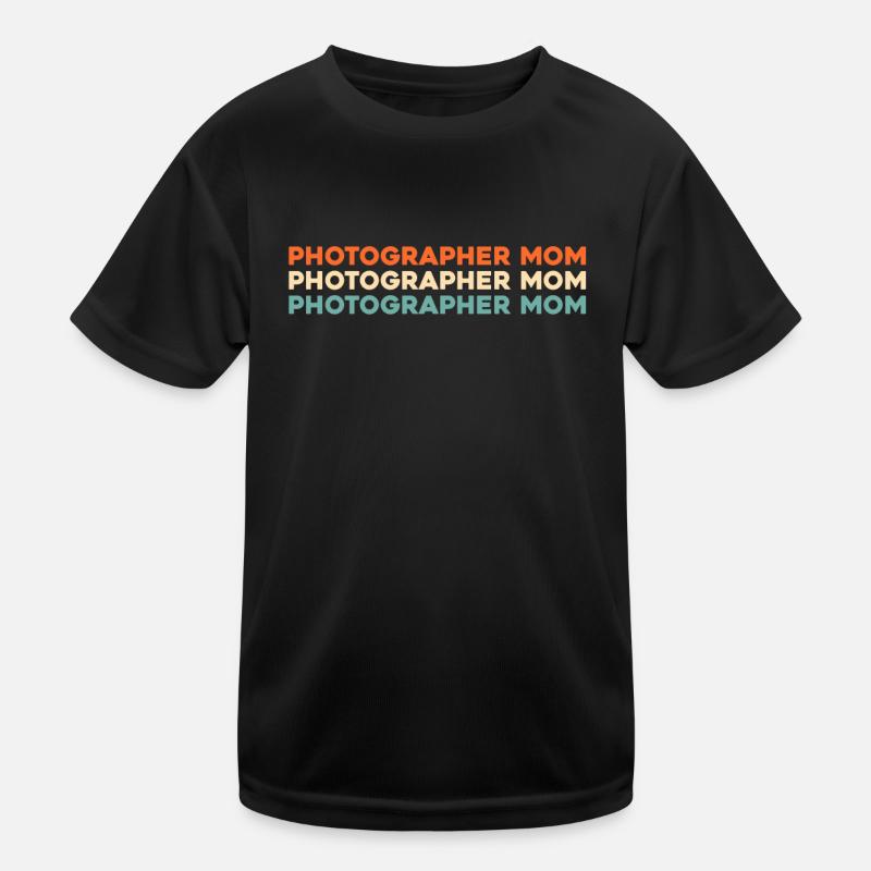 Fotograf Fotografie Kamera Mama Mutter Kinder Funktions-T-Shirt