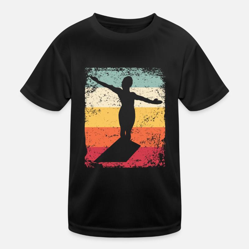 Turmspringen Kunstspringen Synchronspringen Kinder Funktions-T-Shirt