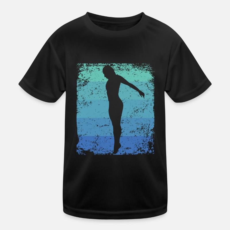 Turmspringen Kunstspringen Synchronspringen Kinder Funktions-T-Shirt