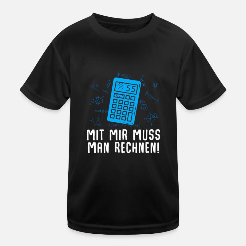 Calculatrice de professeur de mathématiques T-shirt sport Enfant