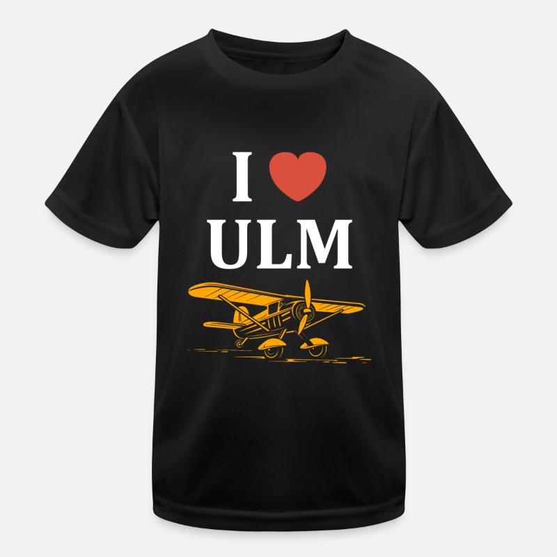 Ich liebe Ulm Kinder Funktions-T-Shirt