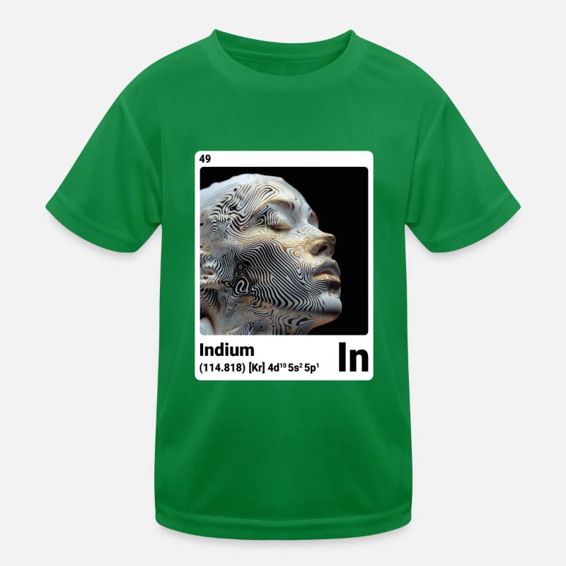 AI am Indium (wt) Kinder Funktions-T-Shirt