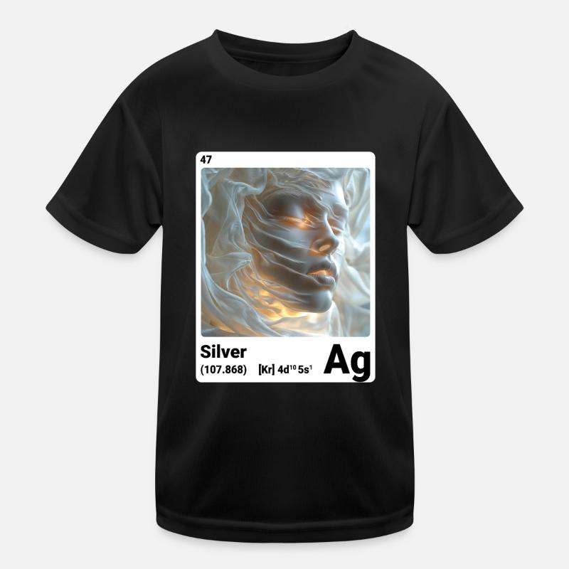 AI am Silber (wt) Kinder Funktions-T-Shirt