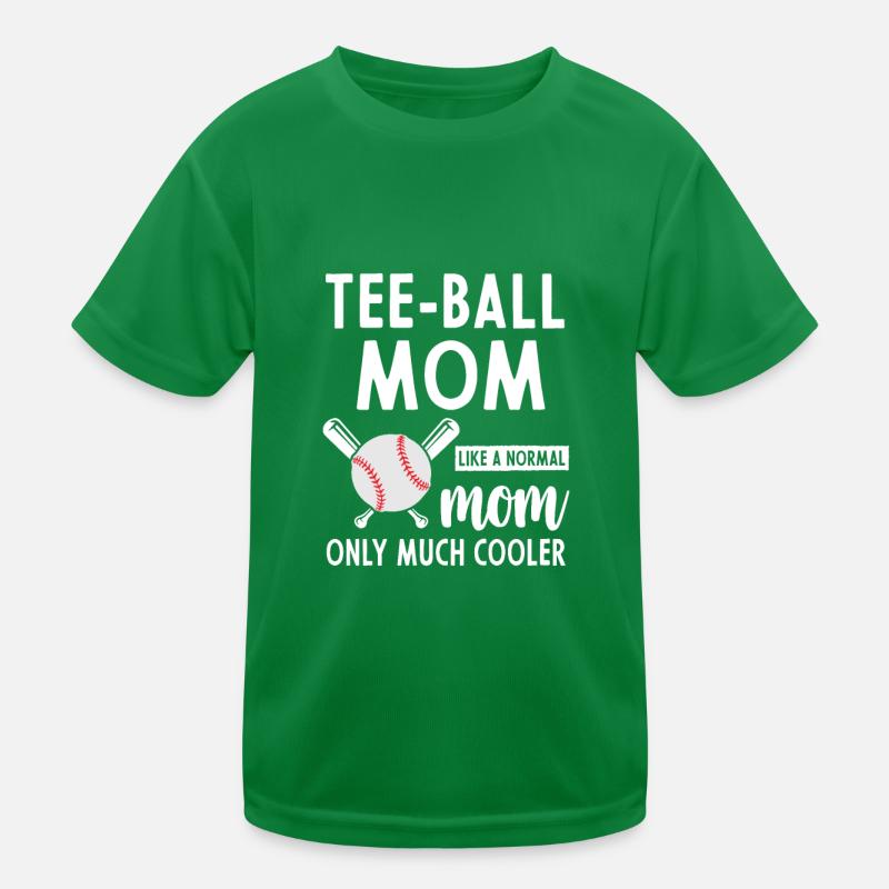 Tee-ball mom Tee-ball Player Mama Tee-ball Mama Kinder Funktions-T-Shirt