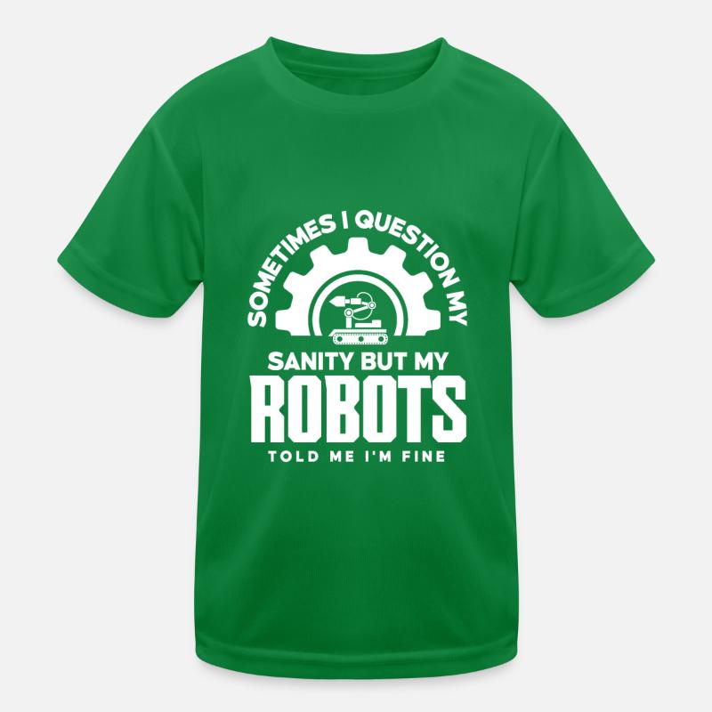 Programmeur de robots robotiques T-shirt sport Enfant