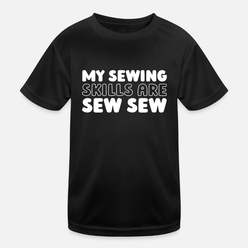 Sewing Sewing Machine Kids Functional T-Shirt