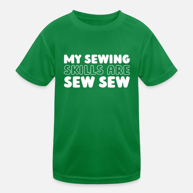 Sewing Sewing Machine Kids Functional T-Shirt