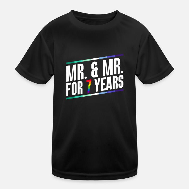 Gay Pride Hochzeit Homo-Ehe Kinder Funktions-T-Shirt