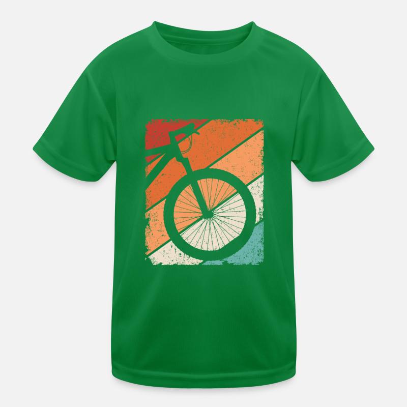 Retro MTB Kinder Funktions-T-Shirt