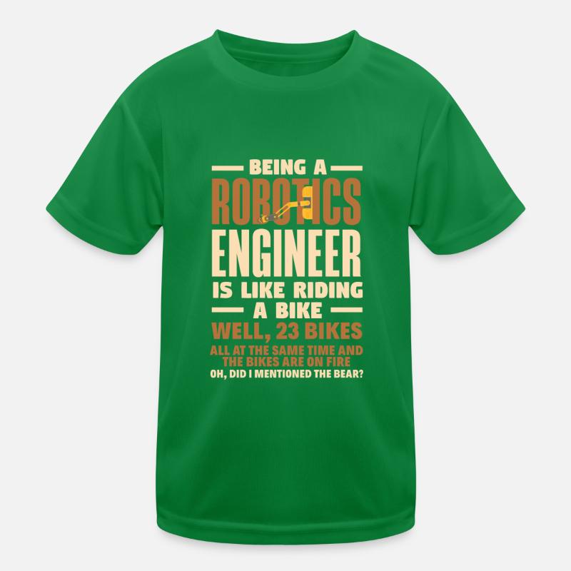 Programmeur de robots robotiques T-shirt sport Enfant