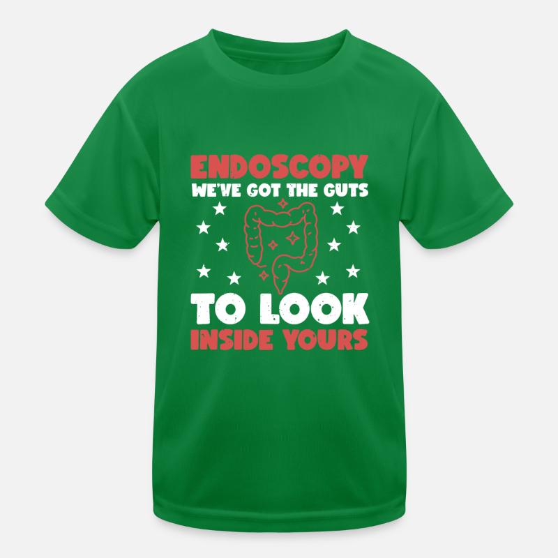 Endoskopie Humor Kinder Funktions-T-Shirt