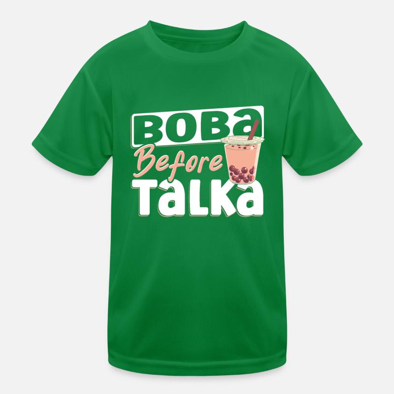 Schwarzer Tee Oolong-Tee Eistee Kinder Funktions-T-Shirt