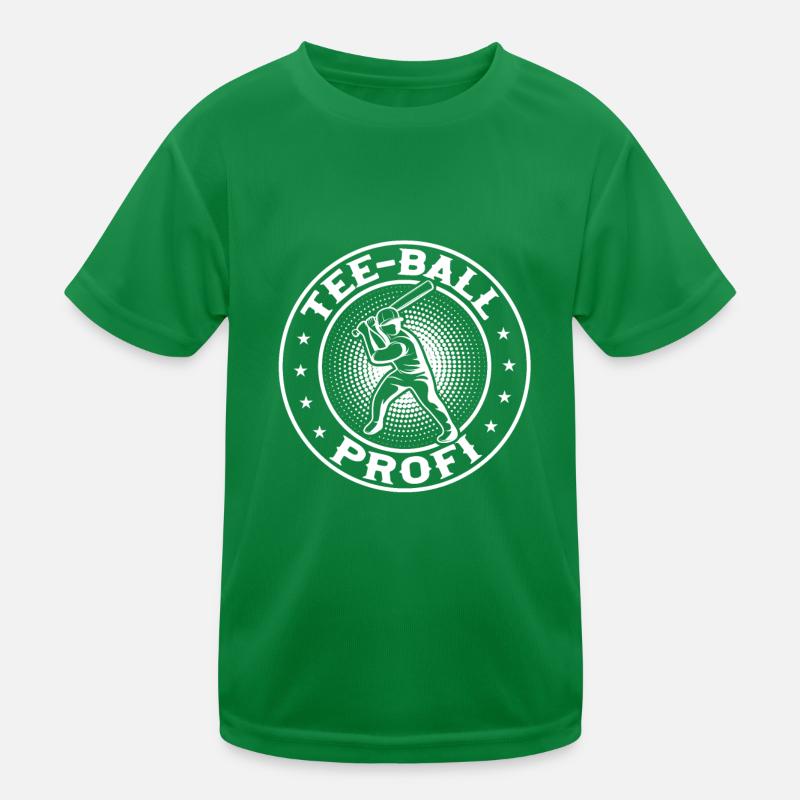 Teeball Player Profi - Tee-ball Profi Kids Functional T-Shirt
