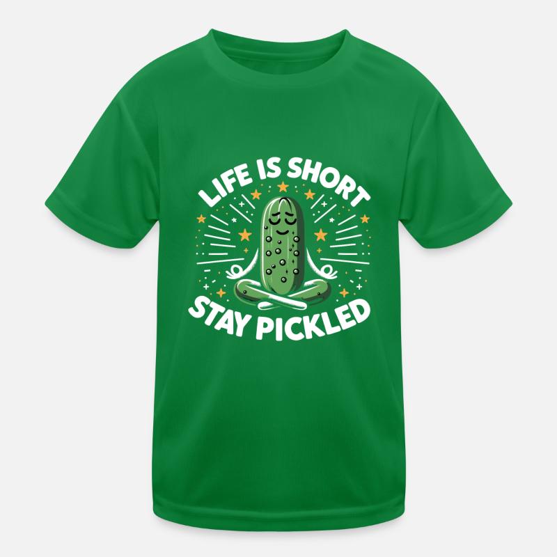 Pickle Lover Funny Pickle Cornichon à l’aneth mariné T-shirt sport Enfant