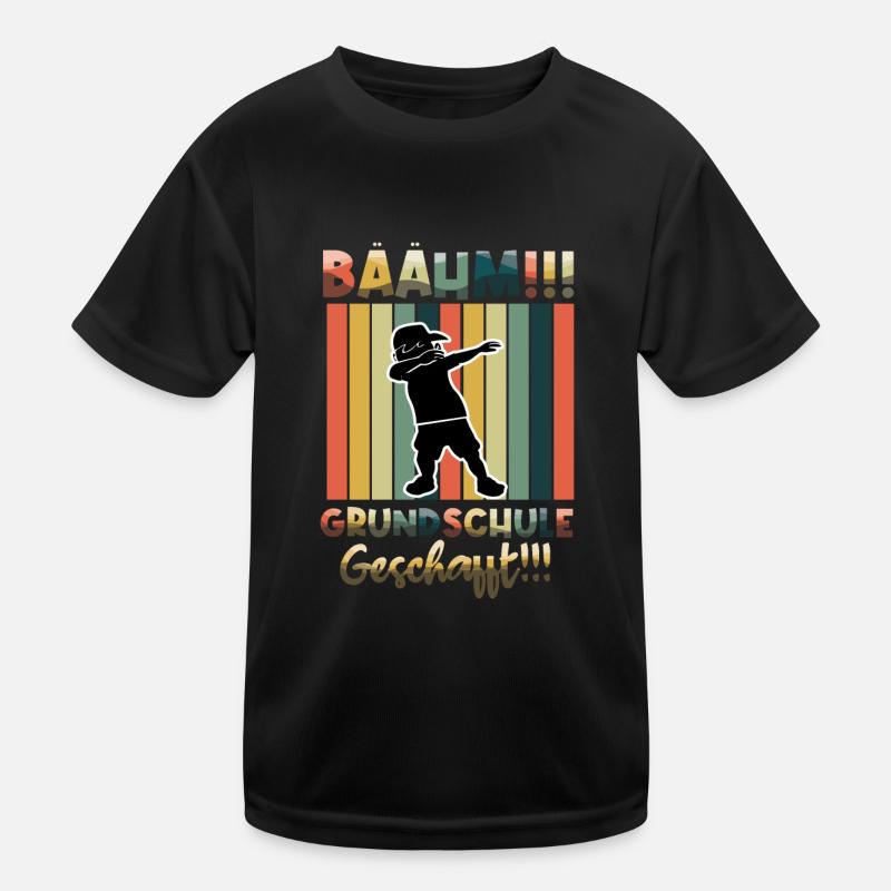 Elementary School Completed School Student Kids Functional T-Shirt