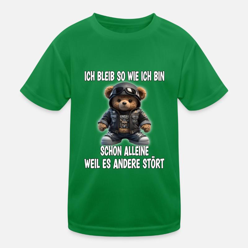 Sarkasmus Bär lustiger Spruch Geschenk Kinder Funktions-T-Shirt