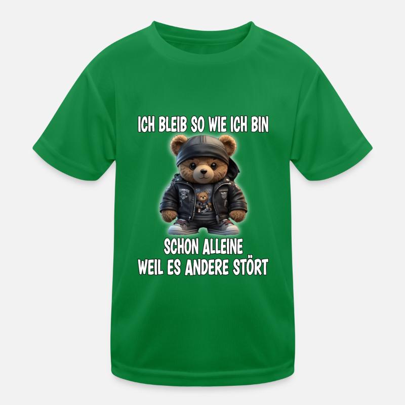 Sarkasmus Bär lustiger Spruch Geschenk Kinder Funktions-T-Shirt