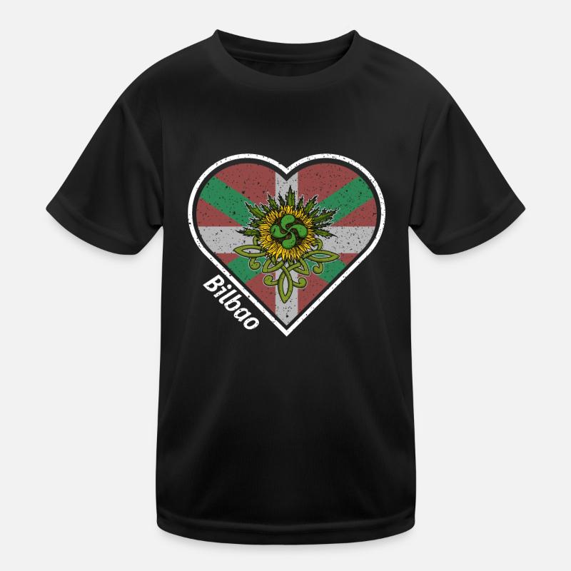 Euzkadi Euskal Herria Basken Frankreich Basco Kinder Funktions-T-Shirt