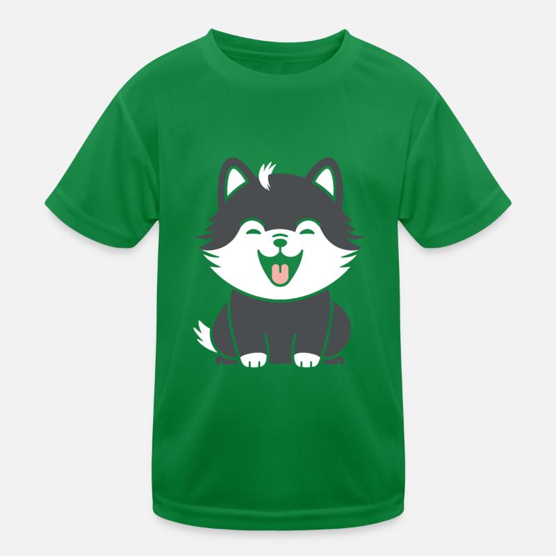 Wolf Kinder Funktions-T-Shirt
