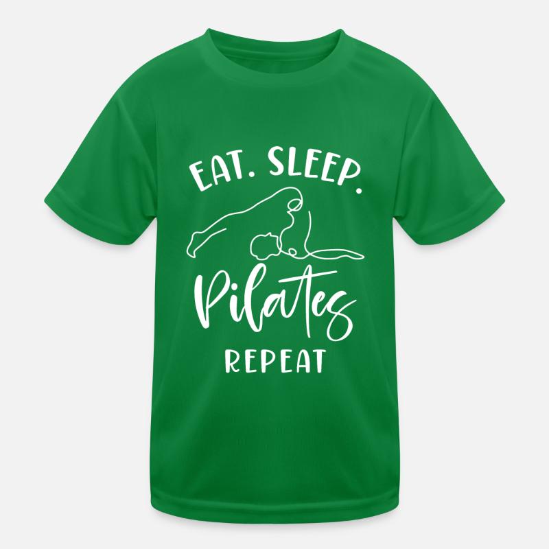 Pilates Instructor Teacher Eat Kinder Funktions-T-Shirt