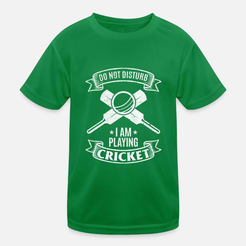 Funny Cricket Quotes - Do not disturb I am playing Kinder Funktions-T-Shirt