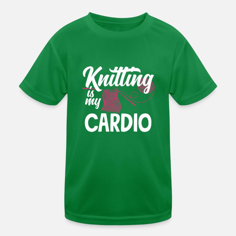 Funny Knitting Knitting Needle Gift Kids Functional T-Shirt