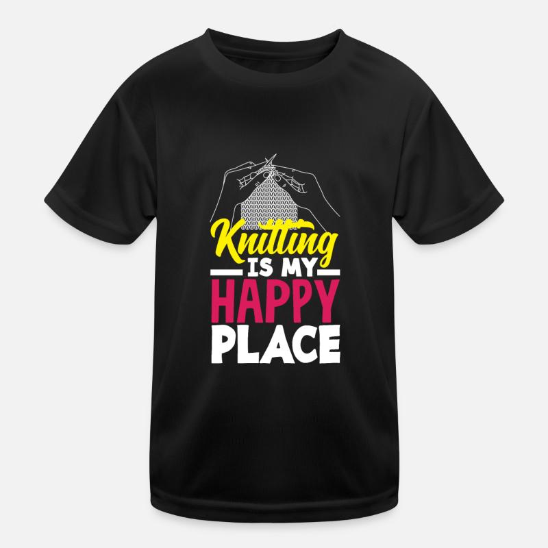Funny Knitting Knitting Needle Gift Kids Functional T-Shirt