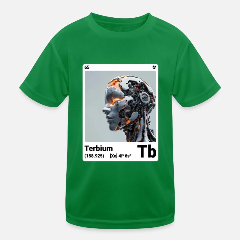 AI am Terbium (wt) Kinder Funktions-T-Shirt