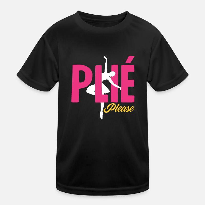 Cute Ballerina Ballet Dancer Gift Kids Functional T-Shirt