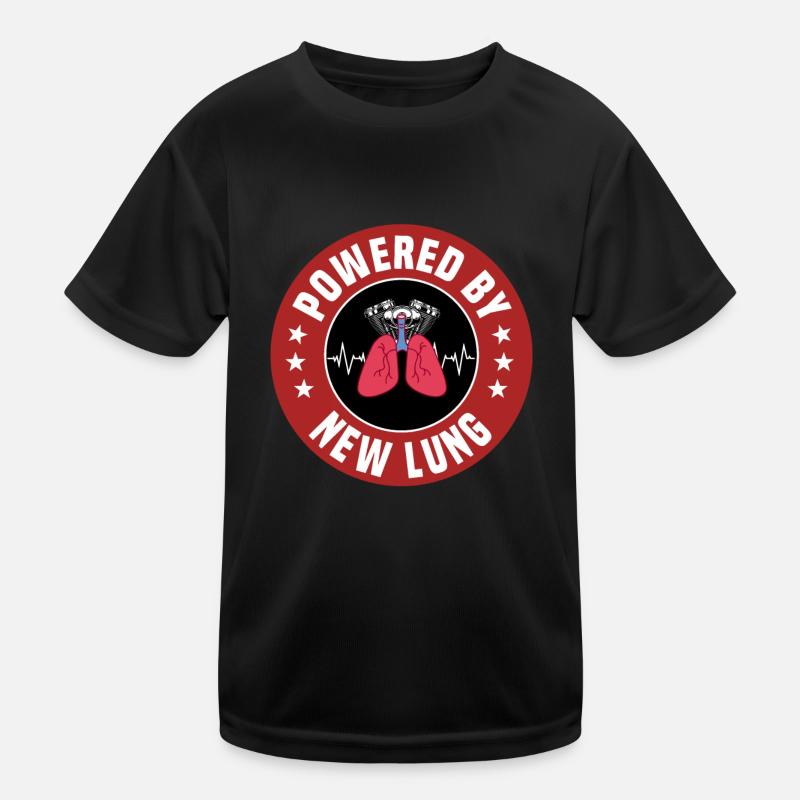 Lungen Transplantation Geschenk Kinder Funktions-T-Shirt
