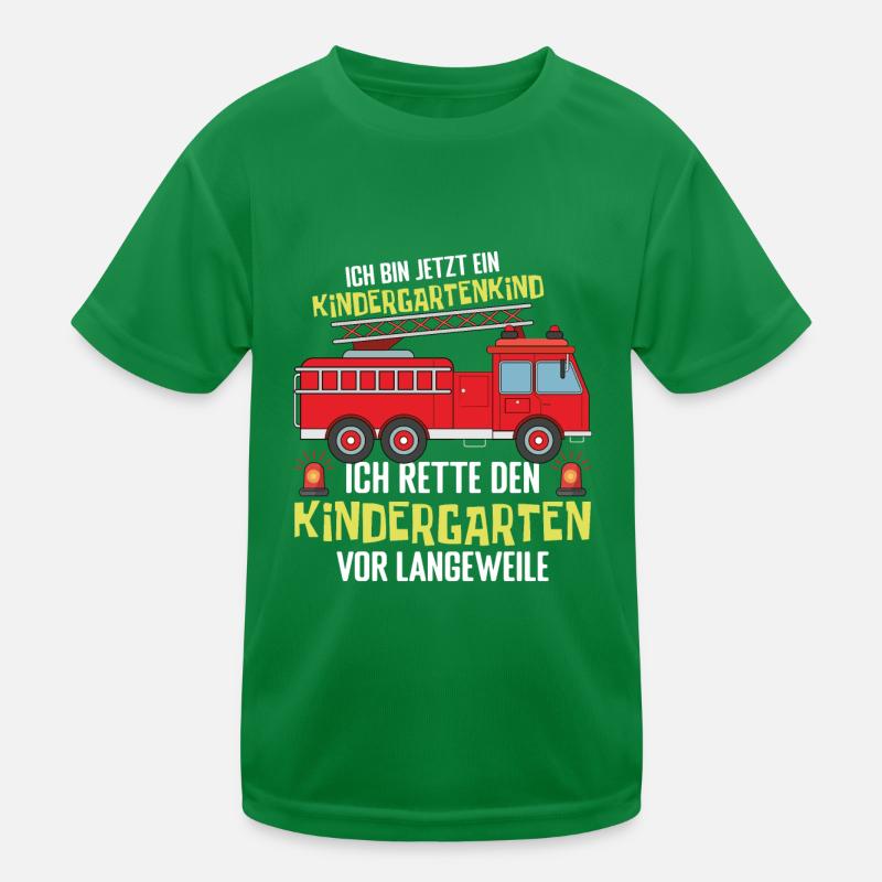 Ich Bin Jetzt Ein Kindergartenkind Ich Rette Vor Kinder Funktions-T-Shirt