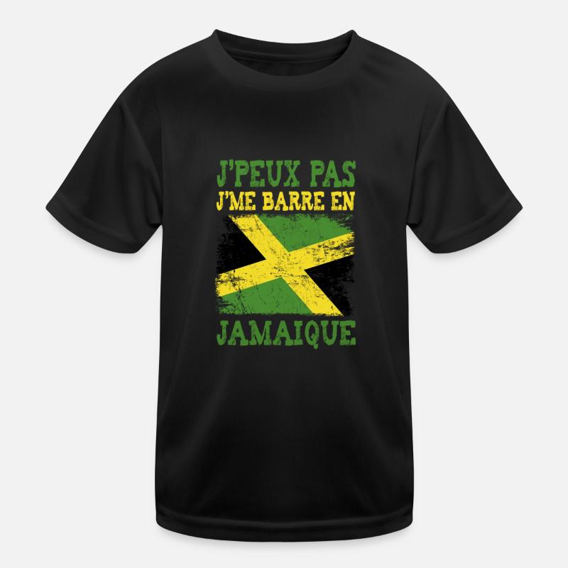 I can't I'm in Jamaica Kids Functional T-Shirt