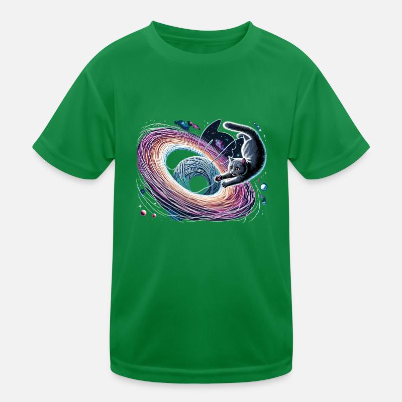 Chat, Astronaute, Astronomie, Système Solaire Externe T-shirt sport Enfant