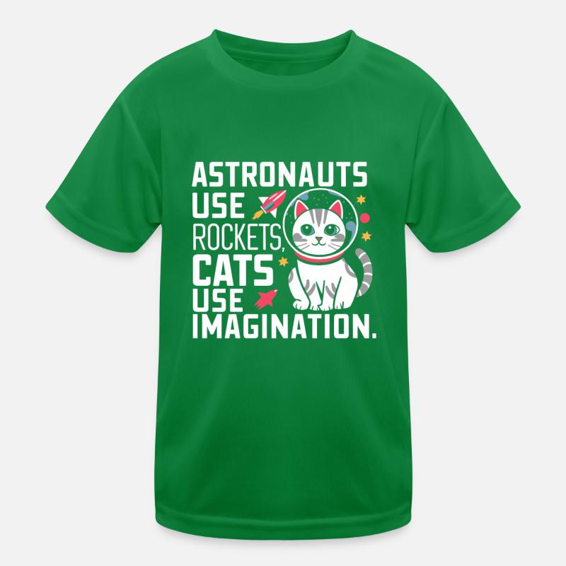 Chat, Astronaute, Astronomie, Système Solaire Externe T-shirt sport Enfant