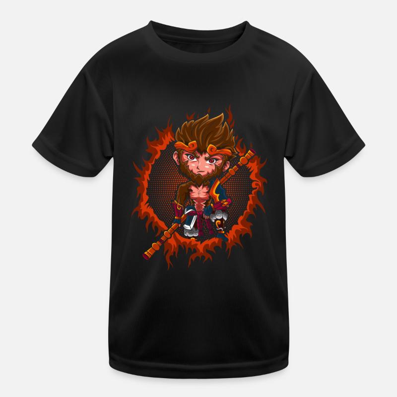 Chibi Monkey King Kids Functional T-Shirt