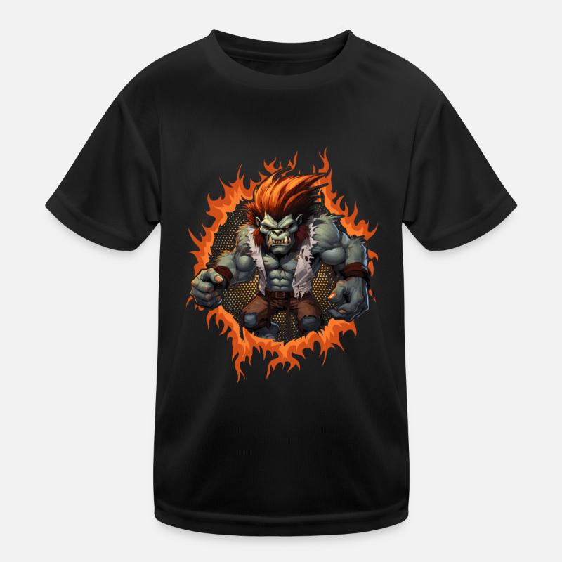 Roi Zombie Gorille T-shirt sport Enfant