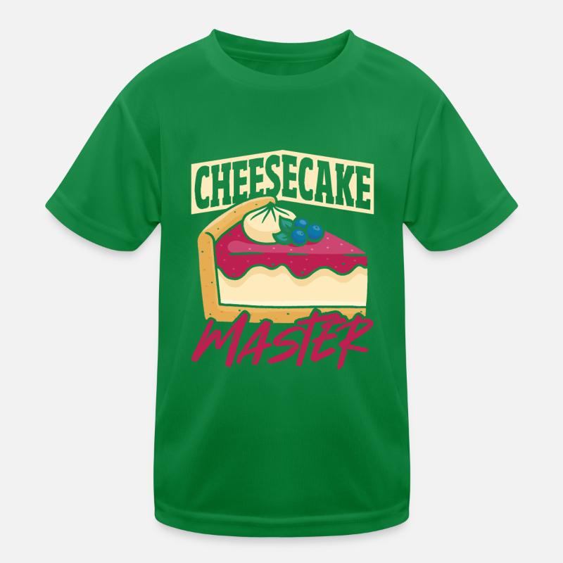 Cheese Eater Sweets Cheesecake Kids Functional T-Shirt