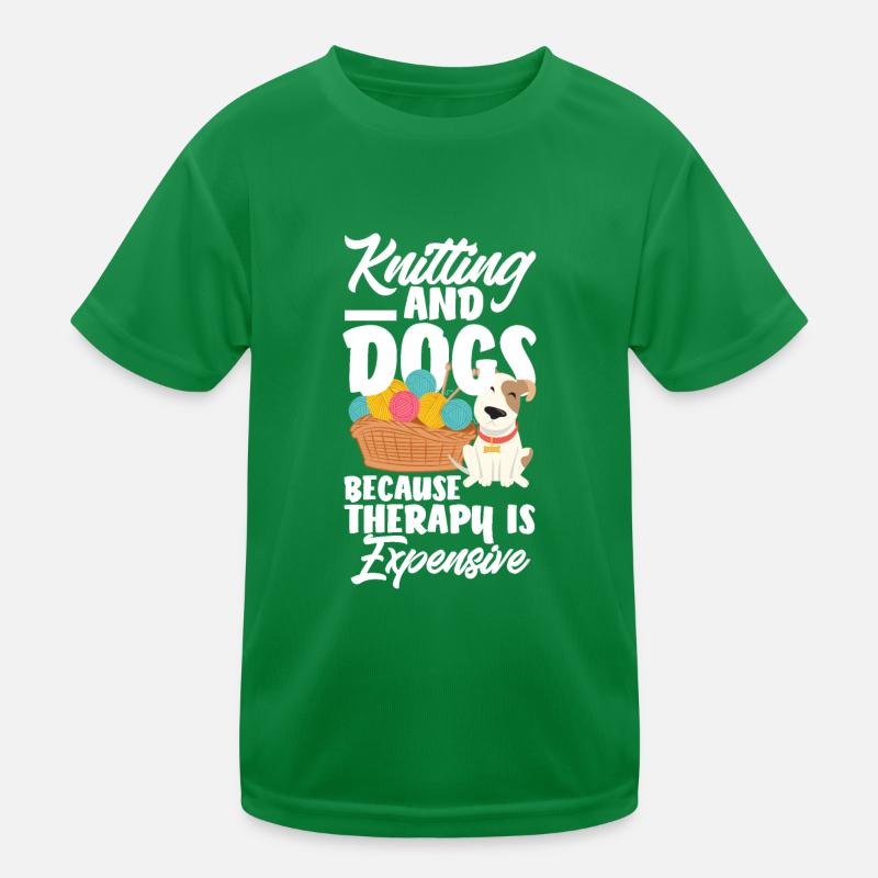 Funny Knitting Knitting Needle Gift Kids Functional T-Shirt