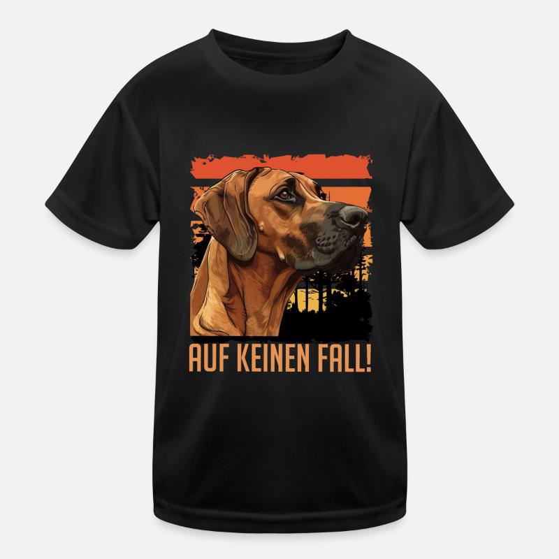 Rhodesian Ridgeback AUF KEINEN FALL! Ridgeback Kinder Funktions-T-Shirt
