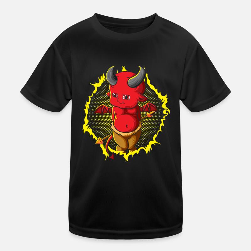 Le petit bébé diable au trident T-shirt sport Enfant