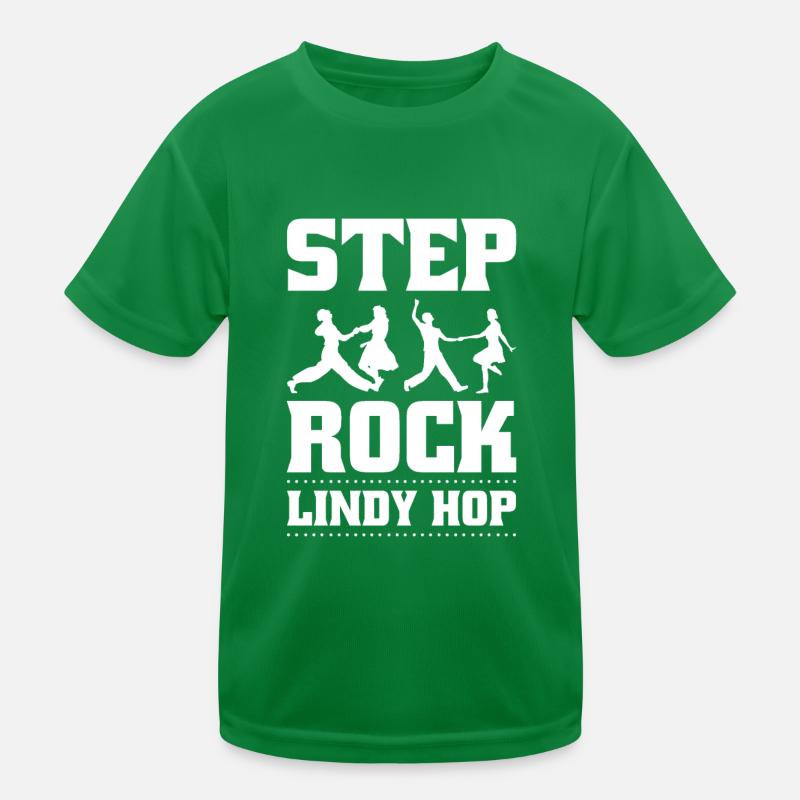 Danseurs de Lindy Hop Danse Swing Danse Swing Couple T-shirt sport Enfant