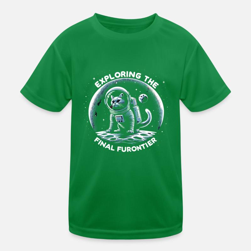 Chat, Astronaute, Astronomie, Système Solaire Externe T-shirt sport Enfant