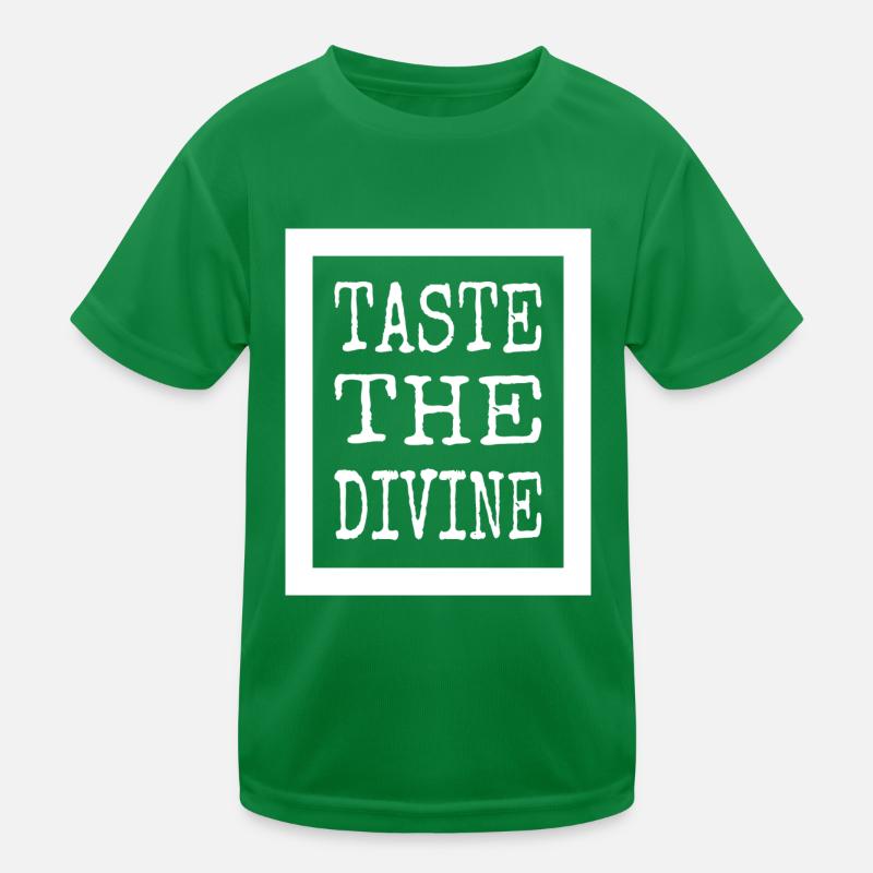 happy unique flavors present idea culinary bliss Kinder Funktions-T-Shirt