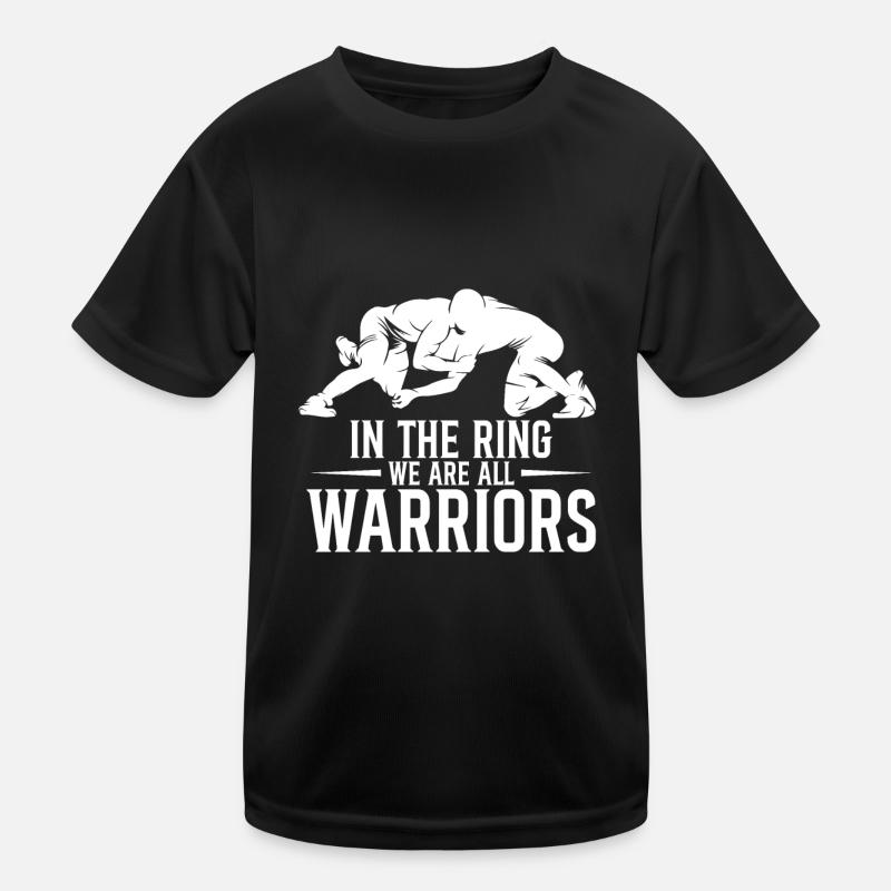 Im Ring sind wir alle Krieger Kinder Funktions-T-Shirt